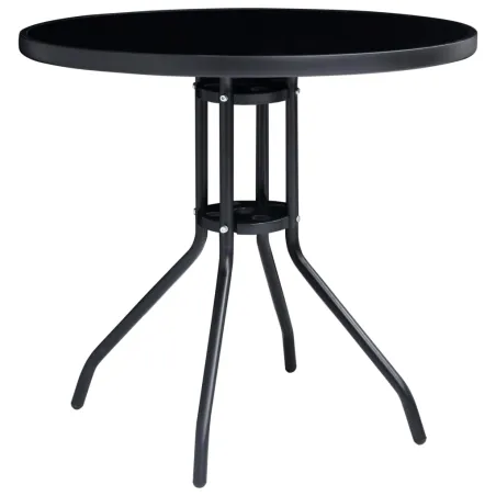 Ensemble de bistro 5 pcs noir et anthracite