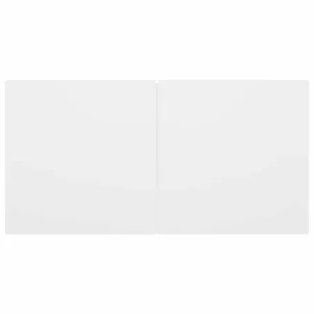 Ensemble de meubles TV 10 pcs Blanc Bois d'ingénierie