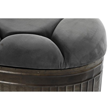 Kruk DKD Home Decor Grijs Metaal 117 x 42 x 47 cm