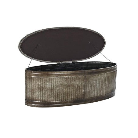 Kruk DKD Home Decor Grijs Metaal 117 x 42 x 47 cm