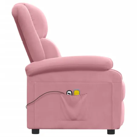 Fauteuil électrique de massage Rose Velours