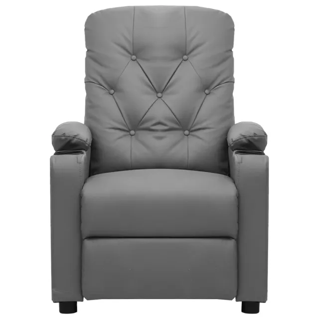 Fauteuil de massage électrique Gris Similicuir