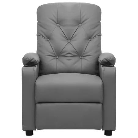 Fauteuil de massage électrique Gris Similicuir