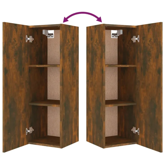 Ensemble de meubles TV 8 pcs Chêne fumé Bois d'ingénierie