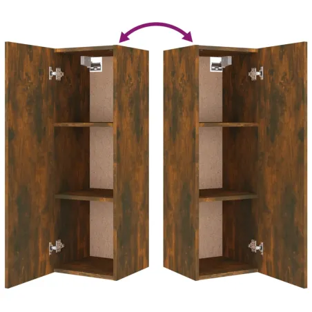 Ensemble de meubles TV 8 pcs Chêne fumé Bois d'ingénierie