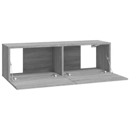 Ensemble de meubles TV 8 pcs Sonoma gris Bois d'ingénierie