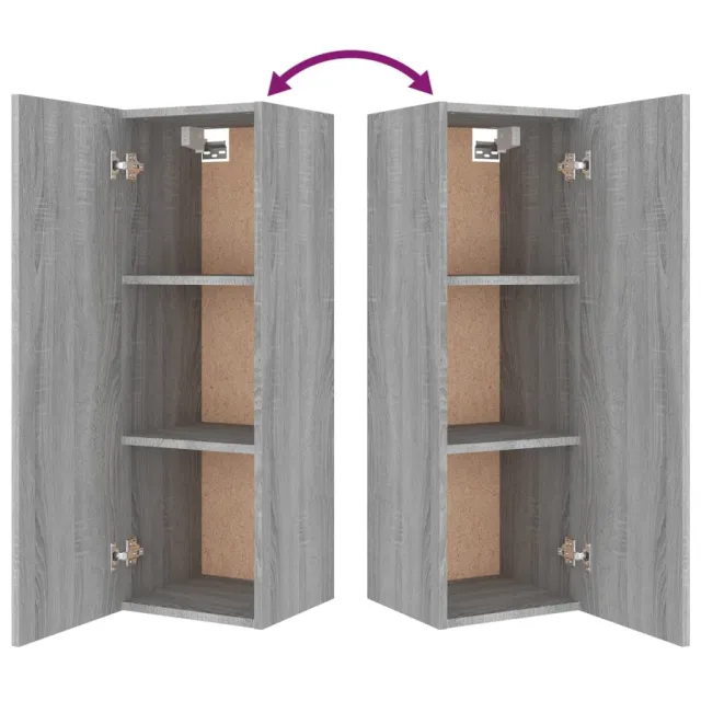 Ensemble de meubles TV 8 pcs Sonoma gris Bois d'ingénierie