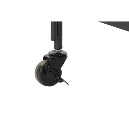 Carrello da Portata DKD Home Decor Nero Metallo Cristallo 60,5 x 40,5
