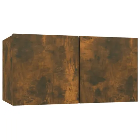 Ensemble de meubles TV 6 pcs Chêne fumé Bois d'ingénierie