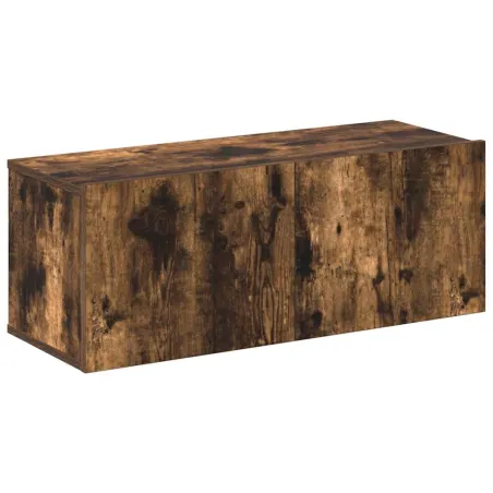 Ensemble de meubles TV 4 pcs Chêne fumé Bois d'ingénierie