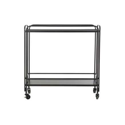 Recibidor DKD Home Decor Negro 80 x 28 x 80,5 cm 2