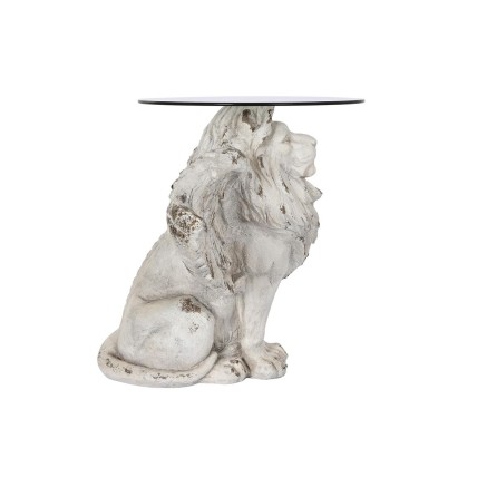 Side table DKD Home Decor Grey Crystal Magnesium 96 x 52 x 62 cm 2