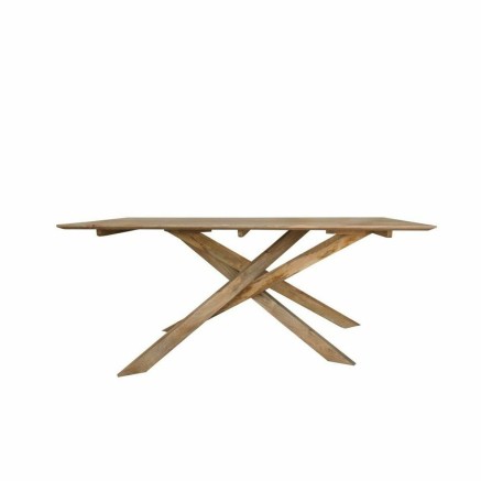 Tavolo da Pranzo DKD Home Decor Naturale Legno di mango (180 x 90 x 76 2