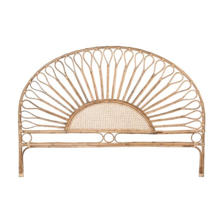 Testiera del Letto DKD Home Decor Naturale Girasole Legno Rattan 178 x