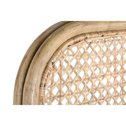 Headboard DKD Home Decor Natural Brown Multicolour Metal Bamboo 30 x 4 2