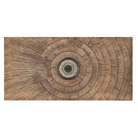 Kopfende des Betts DKD Home Decor Gold natürlich Holz MDF 180 x 3,5 x