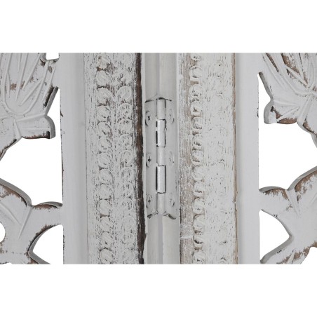 Paravent DKD Home Decor Blanc Bois de manguier Bois MDF 150 x 2 x 180