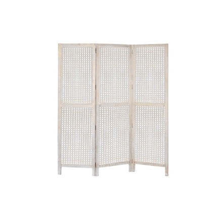 Paravent DKD Home Decor Blanc Bois de manguier Bois MDF 150 x 2 x 180