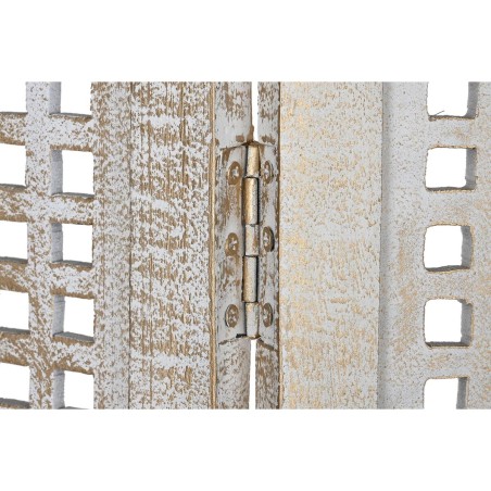 Folding screen DKD Home Decor White Mango wood MDF Wood 150 x 2 x 180
