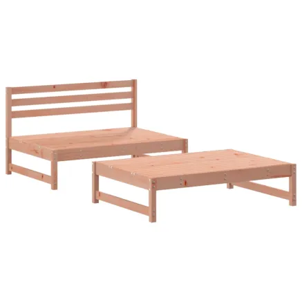 Salon de jardin 2 pcs bois massif douglas 2