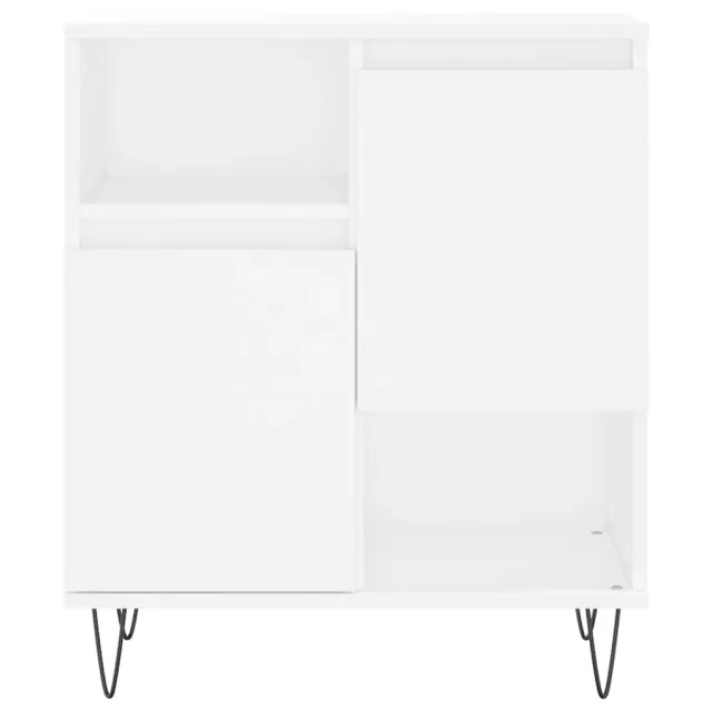 Buffets 3 pcs Blanc Bois d'ingénierie