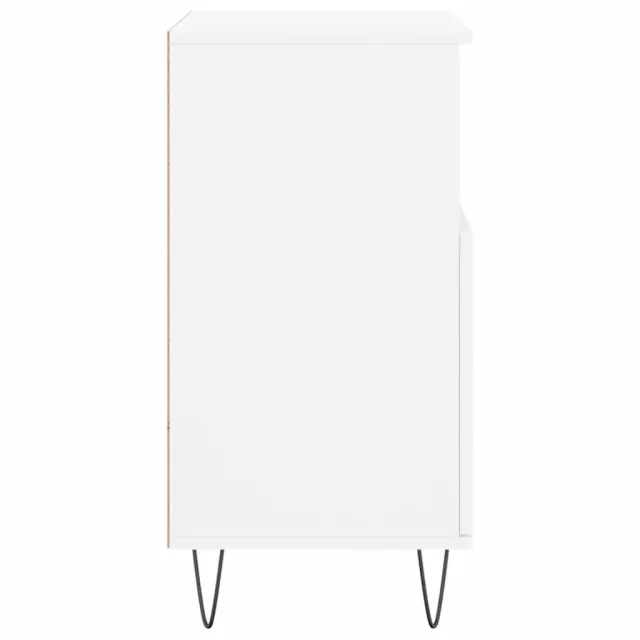 Buffets 3 pcs Blanc Bois d'ingénierie