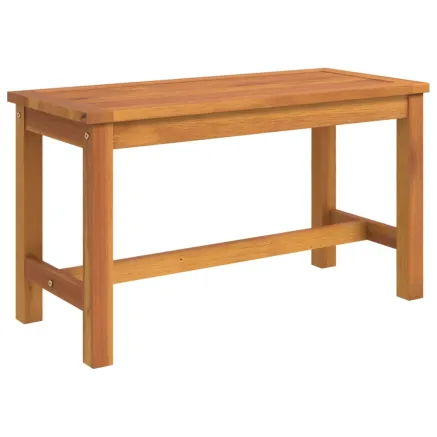 Banc de jardin 80x35x45 cm bois massif d'acacia 2