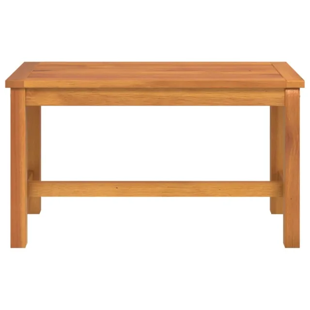 Banc de jardin 80x35x45 cm bois massif d'acacia