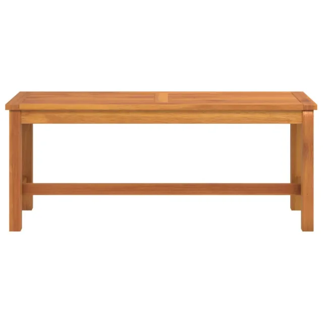 Banc de jardin 110x35x45 cm bois massif d'acacia