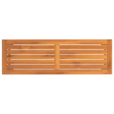 Banc de jardin 110x35x45 cm bois massif d'acacia