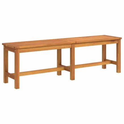 Banc de jardin 150x35x45 cm bois massif d'acacia 2