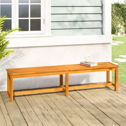 Banc de jardin 180x35x45 cm bois massif d'acacia