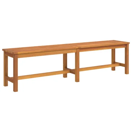 Banc de jardin 180x35x45 cm bois massif d'acacia 2