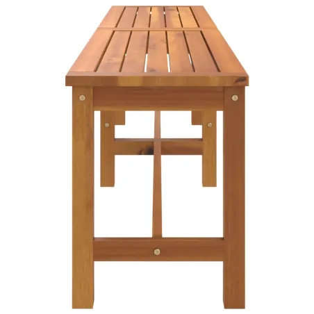 Banc de jardin 180x35x45 cm bois massif d'acacia
