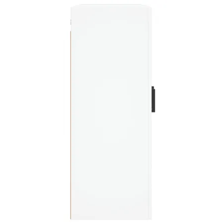 Armoires murales 2 pcs blanc bois d'ingénierie