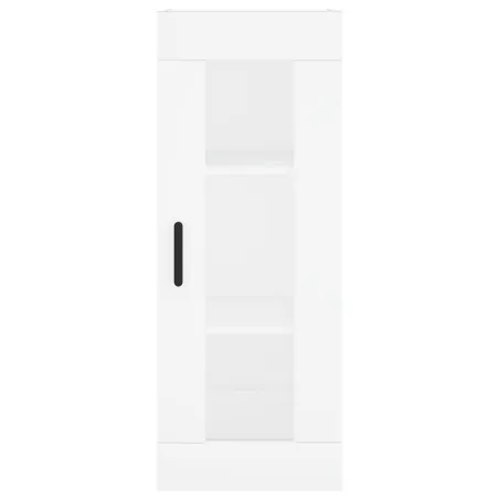 Buffet haut Blanc 34,5x34x180 cm Bois d'ingénierie