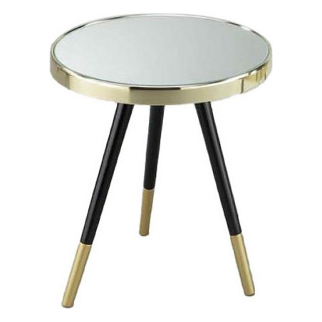 Beistelltisch DKD Home Decor Spiegel Schwarz Gold Stahl (42,5 x 42,5 x