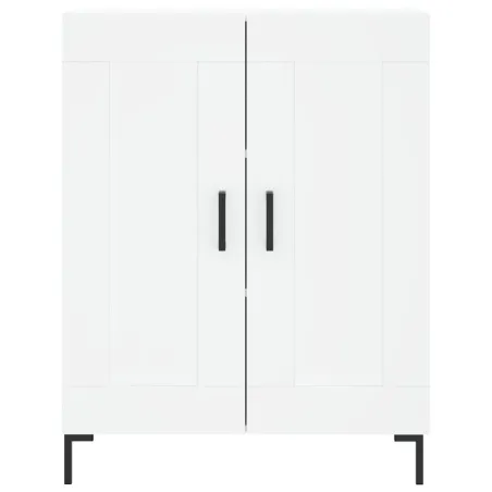 Buffet haut Blanc 69,5x34x180 cm Bois d'ingénierie