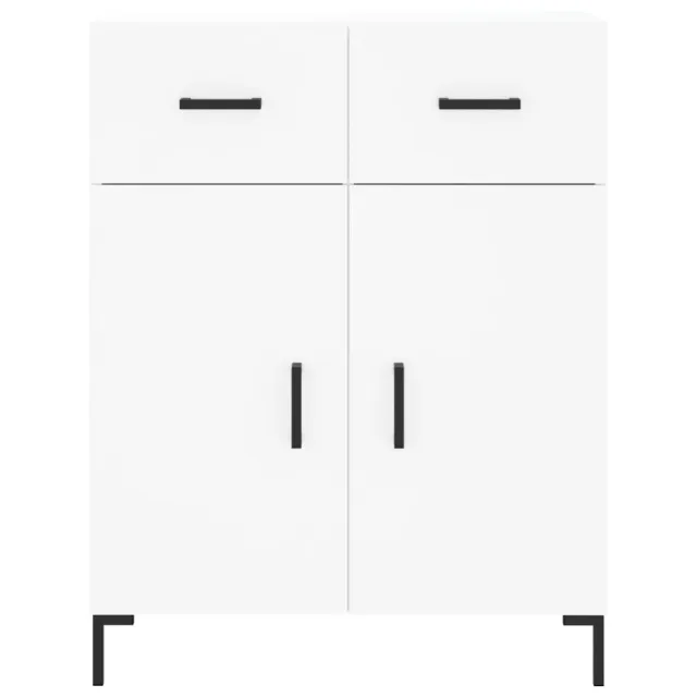 Buffet haut Blanc 69,5x34x180 cm Bois d'ingénierie
