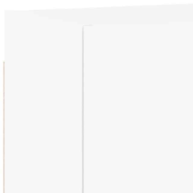 Unités murales TV 4 pcs blanc bois d'ingénierie