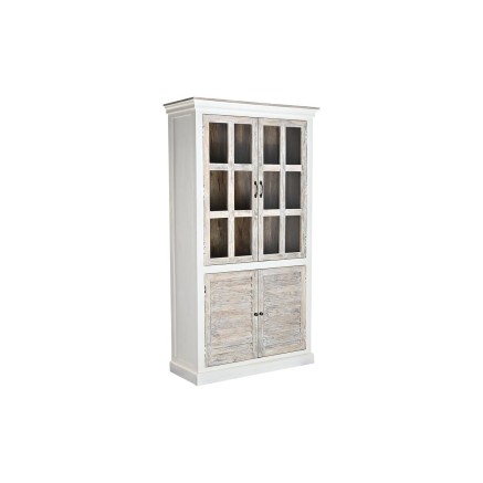 Vitrina DKD Home Decor 110 x 45 x 200 cm Cristal Aluminio Madera de ma