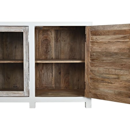 Aparador DKD Home Decor Blanco Natural Marrón claro Madera de mango 2