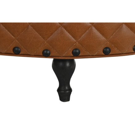 Reposapiés DKD Home Decor Marrón Madera Vintage 94 x 94 x 54 cm 2