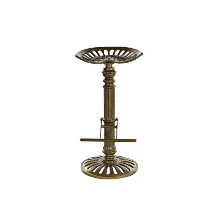 Taburete DKD Home Decor Dorado Metal (44 x 33 x 82 cm) 2
