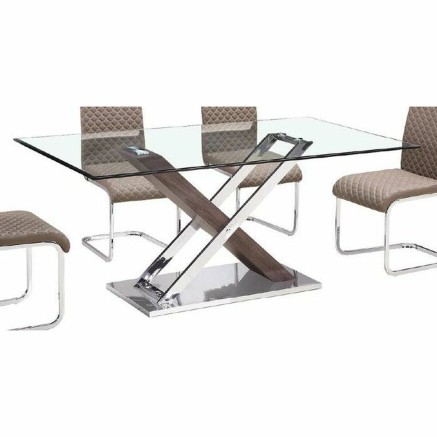 Recibidor DKD Home Decor Transparente Plateado Marrón oscuro 120 x 40 2