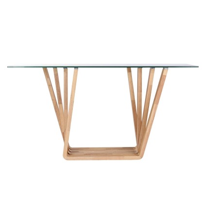 Recibidor DKD Home Decor Marrón Transparente 145 x 45 x 75 cm 2