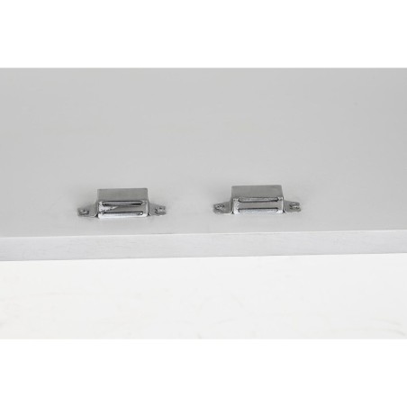 Aparador DKD Home Decor Blanco Latón Madera de mango 157 x 43 x 84 cm