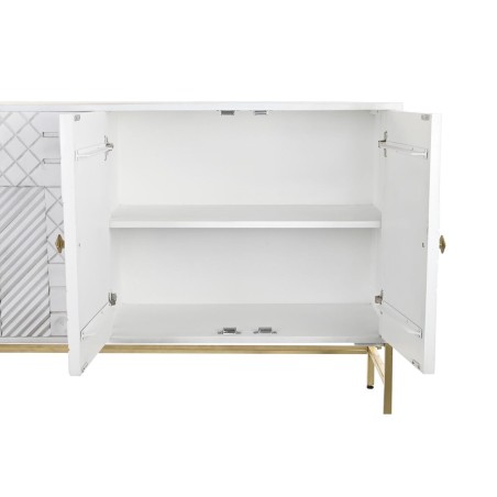 Dressoir DKD Home Decor Wit Blik Mangohout 157 x 43 x 84 cm 153 x 43 x