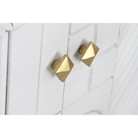 Aparador DKD Home Decor Blanco Latón Madera de mango 157 x 43 x 84 cm