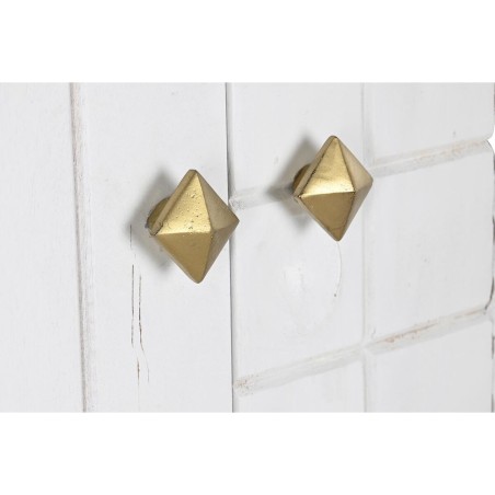 Credenza DKD Home Decor Bianco Dorato Metallo Legno di mango 91 x 44 x